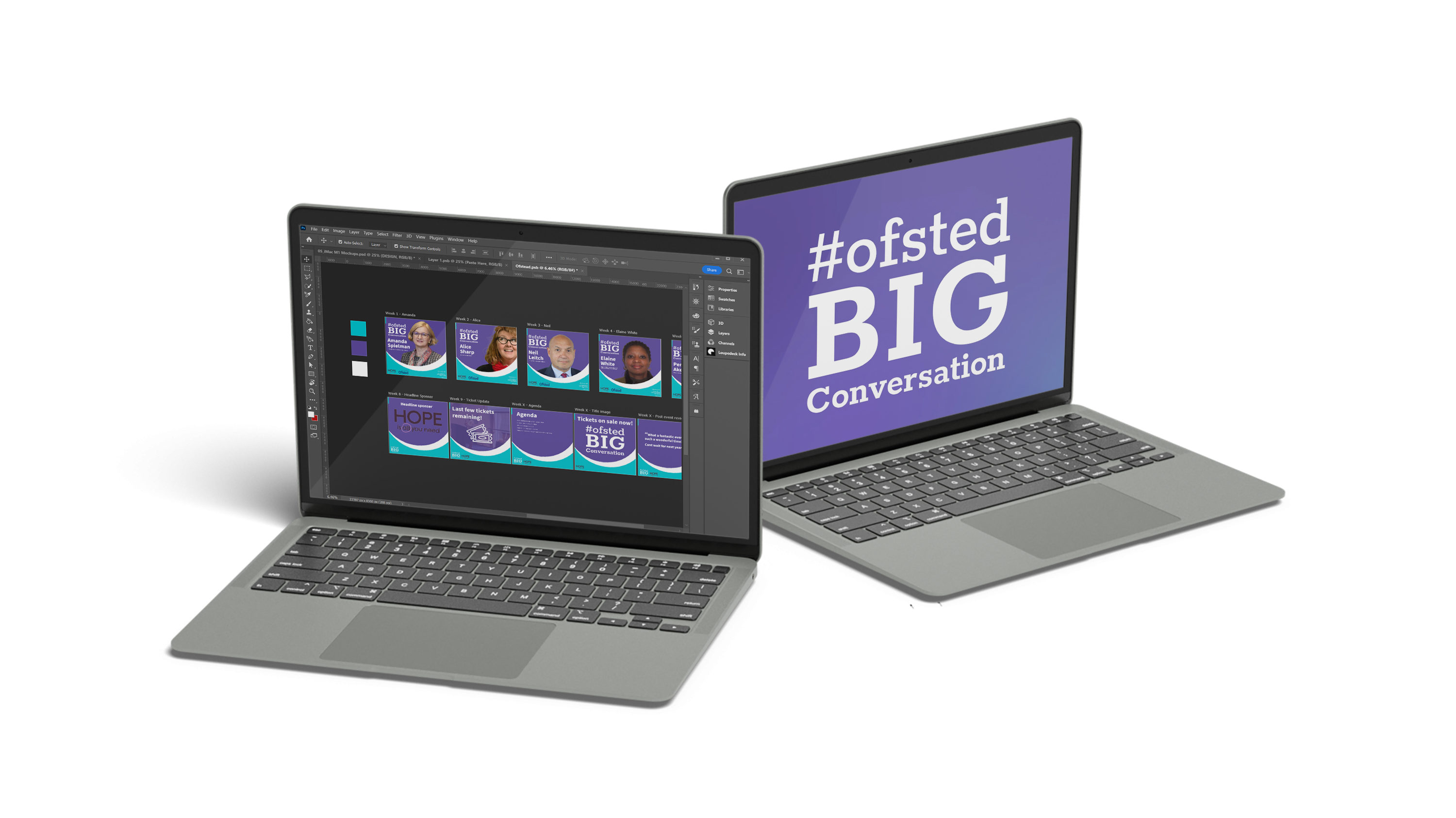 Photoshop example - graphic design software